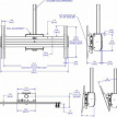 107007 107007 TV Plafondbeugel (55"-100") Chief XCM1U