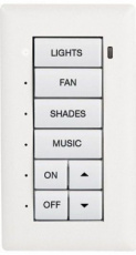 115038 115038 Crestron Cameo C2N-CBD-P-W-T Standard Mount Keypad White Textured