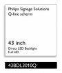 119053 119053 Philips 43BDL3010Q/00 Signage-Display Nieuw in doos