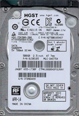 121069 121069 Hitachi Travelstar 5K500.B 500GB HDD 2.5" SATA