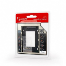 121110 121110 Gembird MF-95-01 Slim Mounting Frame 2.5" HDD/SSD naar 5.25" Bay