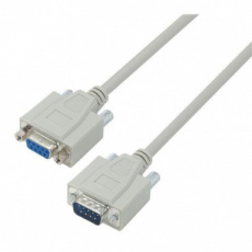 121267 121267 ACT AK2304 Sub-D 1:1 DB9M naar DB9F Seriële Kabel 1m