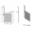 107018 107018 Chief CSMP9X12 Component Storage Panel – Nieuw