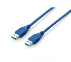 Equip CAB USB 3.0 A-A M-M 1.8m blauw