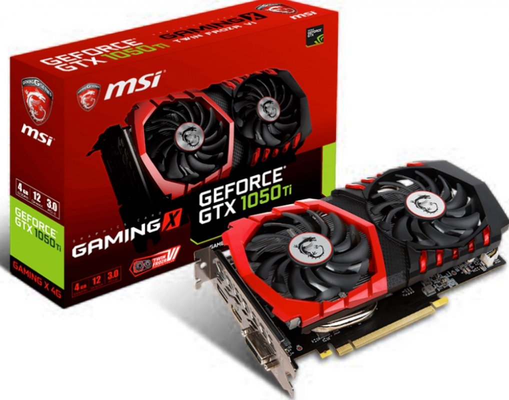 112111 MSI GeForce GTX 1050 Ti Gaming X 4G – 4GB GDDR5 – Used